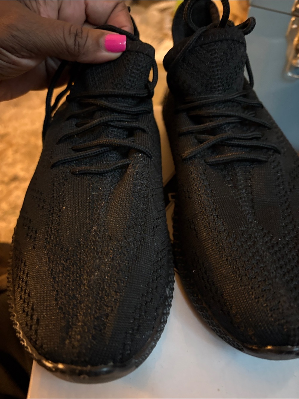 Pony Women’s Black Knit Running Sneakers